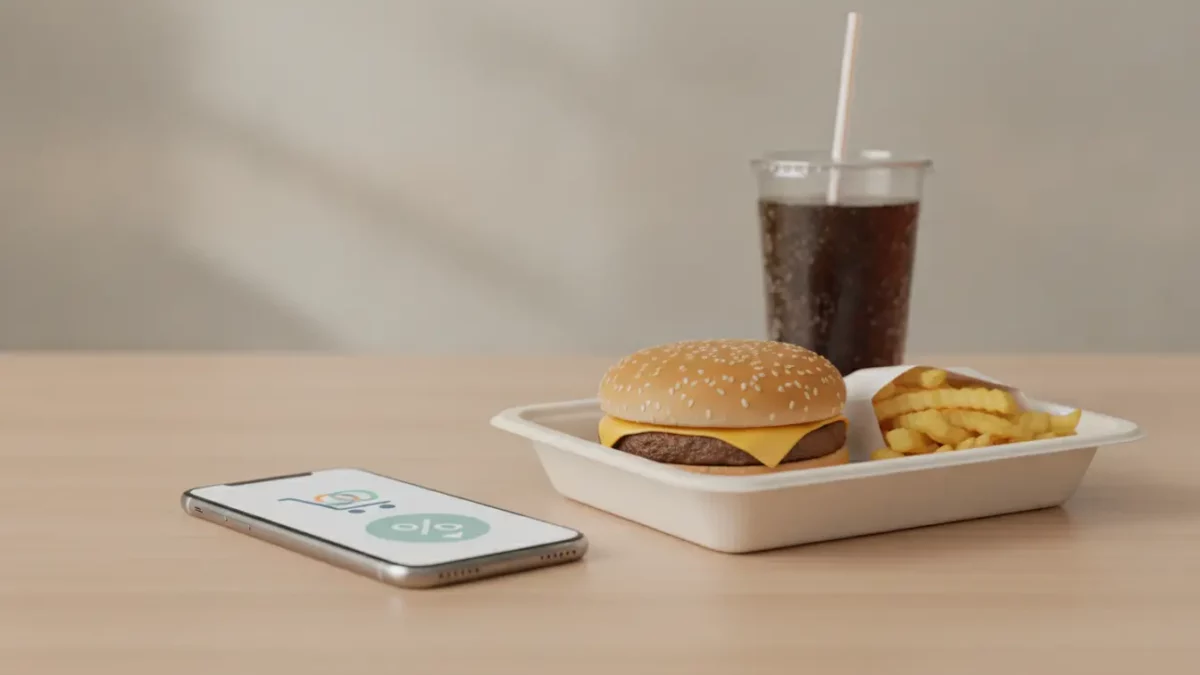 Finke, Burger mit Pommes und Cola – Restaurant in Dorsten.