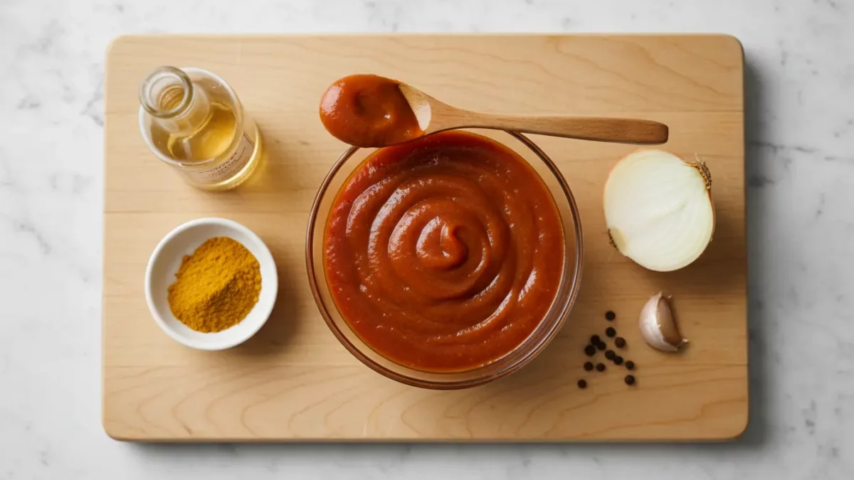 Finke-Blog: Tomatensauce mit Zwiebel, Öl und Gewürzen