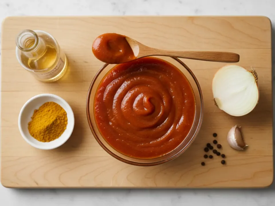 Finke-Blog: Tomatensauce mit Zwiebel, Öl und Gewürzen