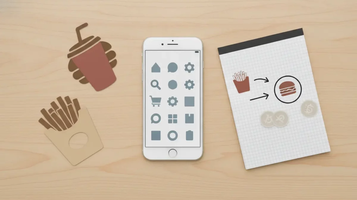 Finke Restaurant Dorsten: Smartphone-App zur Bestellung.