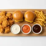 Finke Restaurant Dorsten: Burger, Hähnchen-Nuggets und Pommes