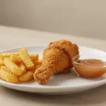 Finke Restaurant Dorsten: Knuspriges Hähnchen mit Pommes