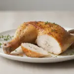 finke-blog332261: Brathähnchen auf Teller, Restaurant in Dorsten