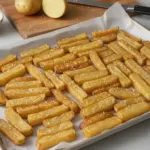 Finke-Blog968717: Knusprige Ofen-Pommes auf Backblech.